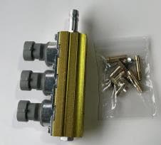 Riel de Inyectores IG7 2 Ohm (3 Bobinas)