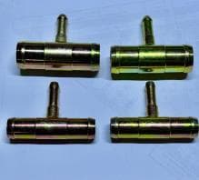 T de bronce GNV 16 × 8 × 16mm